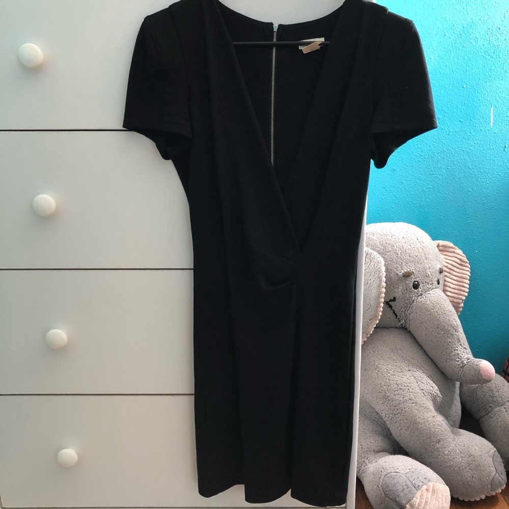 Black mini dress